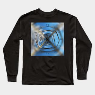 Abstract electricity pylon from below with blurry and motion effect Long Sleeve T-Shirt